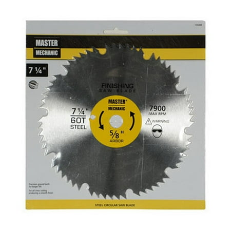 

Master Mechanic 155408 7-1/4 Inch 60 Tooth Combination Blade