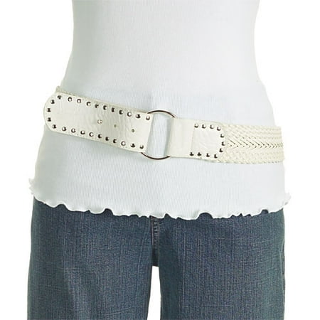 Braided Belt With Rivets