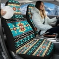 thumbnail image 2 of Uorisanigo Set of 2 Automotive Seat Cover Front Set, Universal Fashion Southwestern Aztec Tribal Auto Front Seats Protection Car Accessoires Fits for Car, SUV, Sedan, Truck, 2 of 7