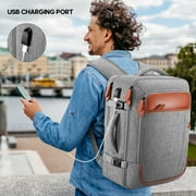 UKEIN Travel Backpack for Men & Women Carry On Backpack Flight Approved 40L Waterproof Anti-Theft Personal Item Backpack with Packing Cubes and Shoe Pocket