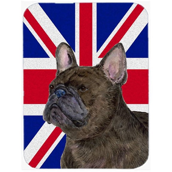 Carolines Treasures French Bulldog With English Union Jack British Flag Mouse Pad