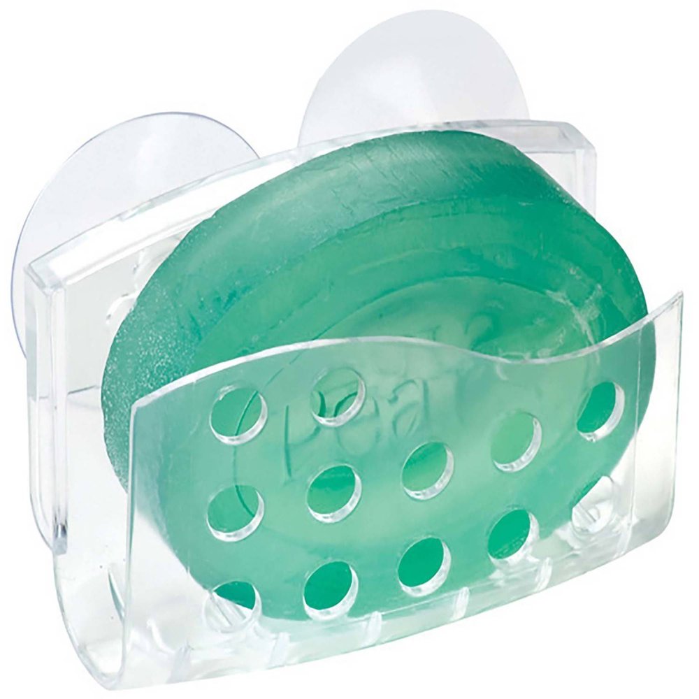 Bath Bliss Clear Sponge Holder with Suction Cup