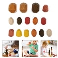 thumbnail image 4 of Miangastore 15pcs Kids Wooden Stone Block Balanced Block Stone Building Block Decoration, 4 of 9