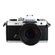 OM SYSTEM OM-3 Mirrorless Camera with 12-45mm f/4 Lens Bundle