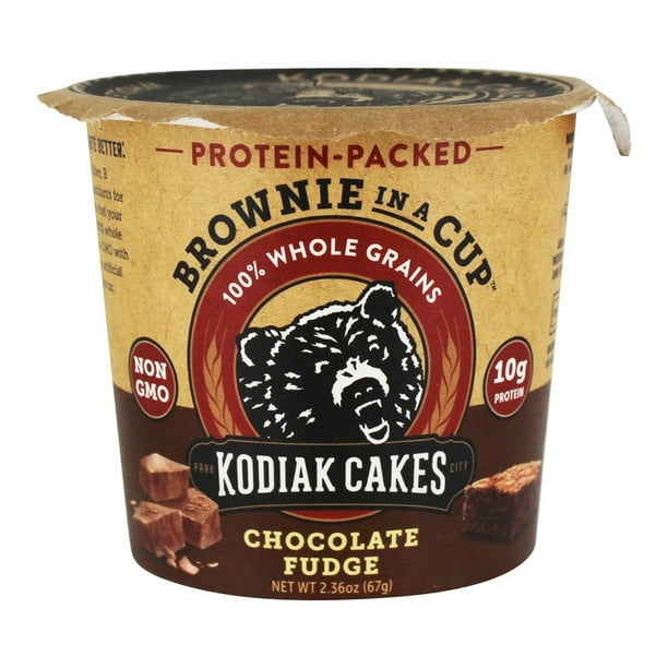 Kodiak Cakes ProteinPacked Brownie in a Cup Chocolate Fudge