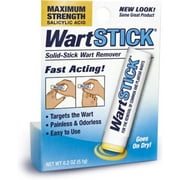 2 pack of WartStick For the Removal of Common and Plantar Warts , Maximum Strength Stick, Salicylic Acid - 5.1g
