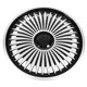 thumbnail image 5 of 4 Pcs 16in Wheel Hub Cap Silver Color Wheel Rim Fully Wrap Cover Trim Replacement for Ford Escape, 5 of 5