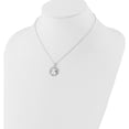 thumbnail image 3 of Sterling Silver Rh-Plated Cz Cr Opal Inlay Bear 16In W/2In Ext Necklace (Width 17.75) (Length 18) - Jbsp, 3 of 5
