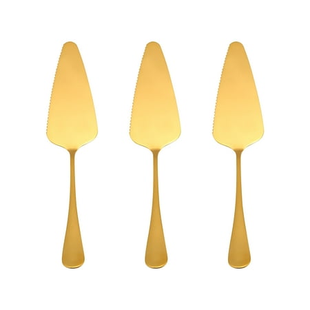 

3pcs Dishwasher Safe Cake Spatula Home Kitchen Party Stainless Steel Pie Server