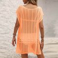 thumbnail image 5 of Tqyyweavej Bathing Suits Crochet Coverups for Women Sleeveless Solid Color Loose Swim Cover Up V Neck Free Size Swimsuit Cover Up, 5 of 5
