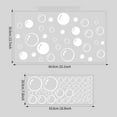 thumbnail image 2 of Transparent Hollowed Wall Decal Sticker for Childrens Birthday Party Room Bath Mural Background, 2 of 6