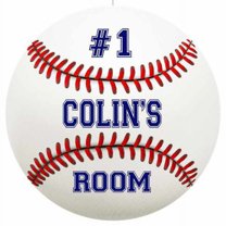 COLIN'S Bedroom 14" Round Metal Sign Boys Room Wall Decor Gift 100140030112