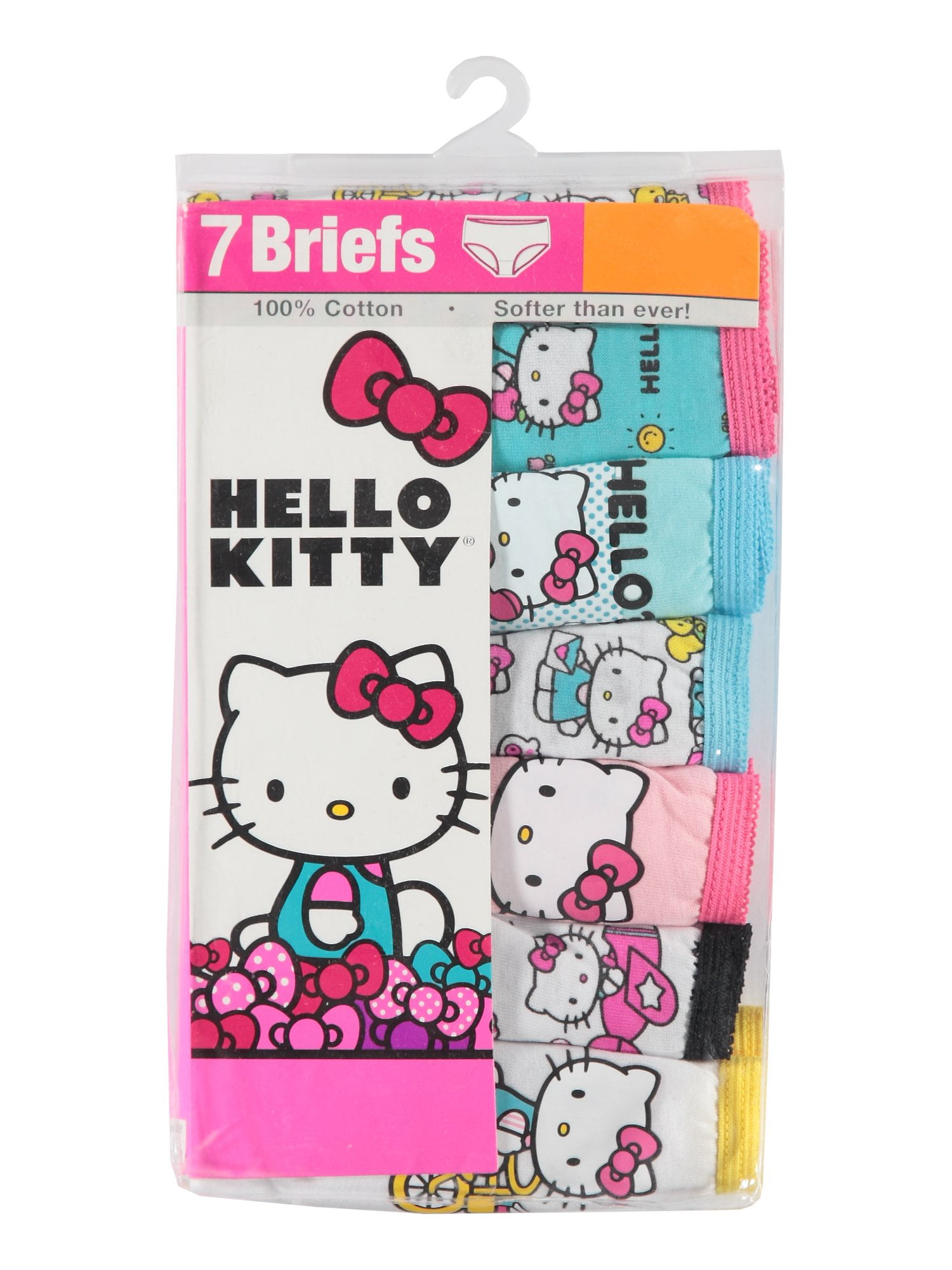 Handcraft Little Girls' Hello Kitty Underwear Pack of 7, Assorted 