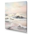 thumbnail image 2 of Designart "Beige Pink Minimalism Tranquil I" Nautical & Beach Canvas Art Print, 2 of 5