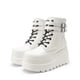 thumbnail image 2 of Botas DREAM PAIRS DWUMAB2519 Blancas con Plataforma y Tobillo Talle 8.5, 2 of 7