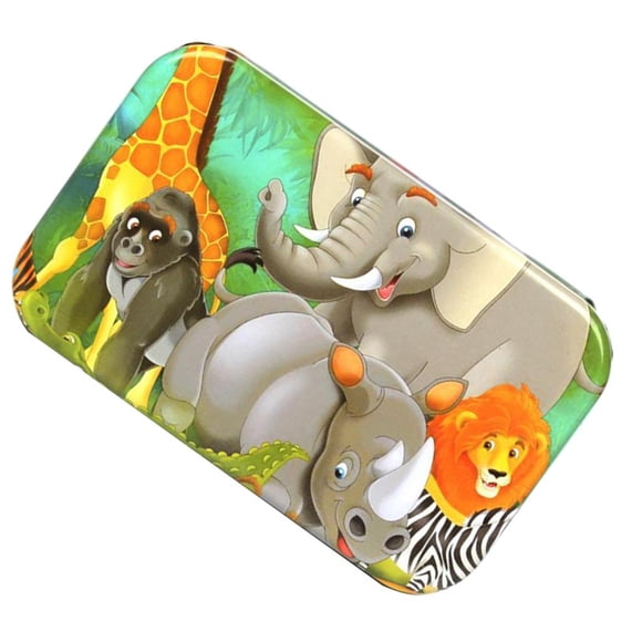 Rompecabezas de madera para niños 60 piezas para niños pequeños de 3 años Animales de la selva