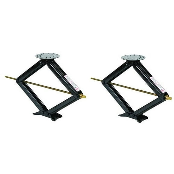 Husky Towing 88124 Stabilizing Scissor Jack - 30" - 5000 Lbs - Set Of 2