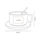 thumbnail image 5 of Paquete con 10 piezas de Taza de cerámica base de bambú y cuchara gris 9.2 x 6.3, 5 of 5