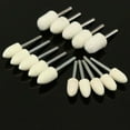 thumbnail image 2 of 25X Felt Polishing Buffing Pads Wheel Wool Rotary Tool Kit Set for Jewelry Jade, 2 of 9