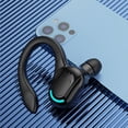 thumbnail image 2 of Bluetooth 5.2 Single-Ear Over-Ear Headphones - Sports Wireless Headset with IPX4 Waterproof, 8-Hour Playtime, Noise-Canceling, and Button Control for Running and Work, 2 of 3