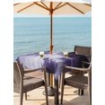 thumbnail image 3 of Outdoor Tablecloth with Umbrella Hole for Patio/Picnic/Party/Camping, Purple Ombre Clouds Waterproof Table Cloth Square Cover Washable, Modern Abstract Art Gradient Cloud (60"x 60"), 3 of 8
