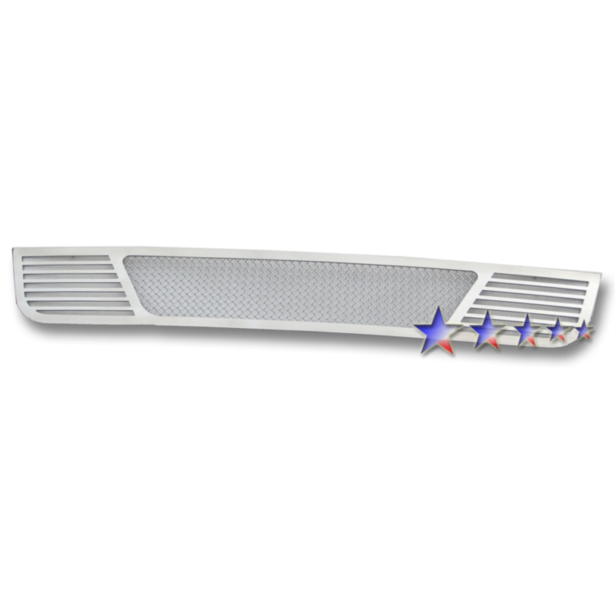 Fits 2005-2010 Chrysler 300 300C Main Upper Stainless Black Billet Grille