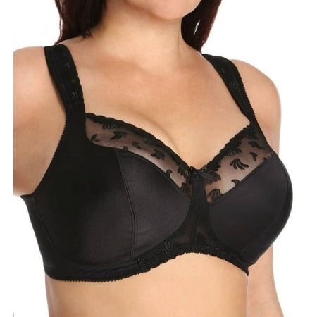 Women s Aviana 2357 Softcup Minimizer Bra (Black 40I)