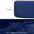 thumbnail image 2 of Ntbay 2 Pack 100% Brushed Microfiber Fitted Crib Sheets, Ultra Cozy and Soft Crib Sheet for Standard Crib and Toddler Mattresses, Boys, Girls, Unisex, 28" x 52", Navy Blue, 2 of 5