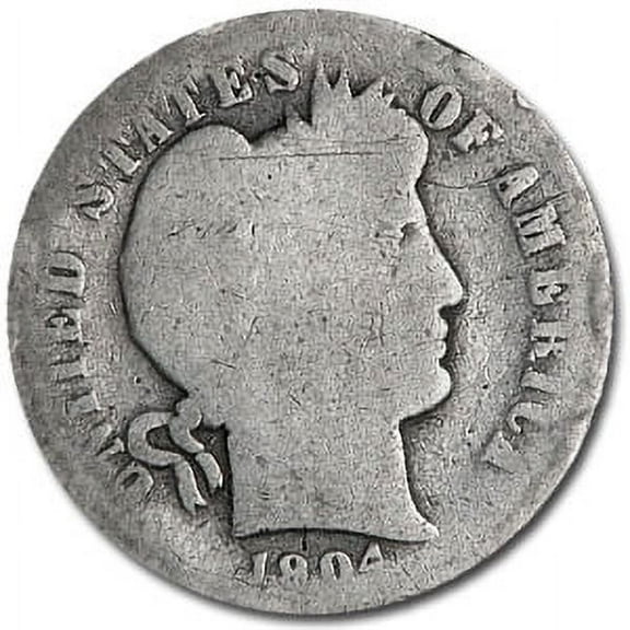 1904-S Barber Dime AG