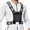 black, variant on Gesture-Sensing Running Light Reflective Vest Black for Night Walking Cycling Jogging Hiking