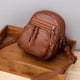 thumbnail image 1 of Bolso de hombro Monedero Satchel Ladies Correa ajustable Sling Bolso de cubo para mujer Bolso con cremallera para compras Cuadernos Marrón Hugo Bolsos de hombro para mujer, 1 of 8