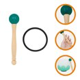 thumbnail image 1 of OULII 1 Set Singing Bowls Handle Green Rubber for Adults, 1 of 8
