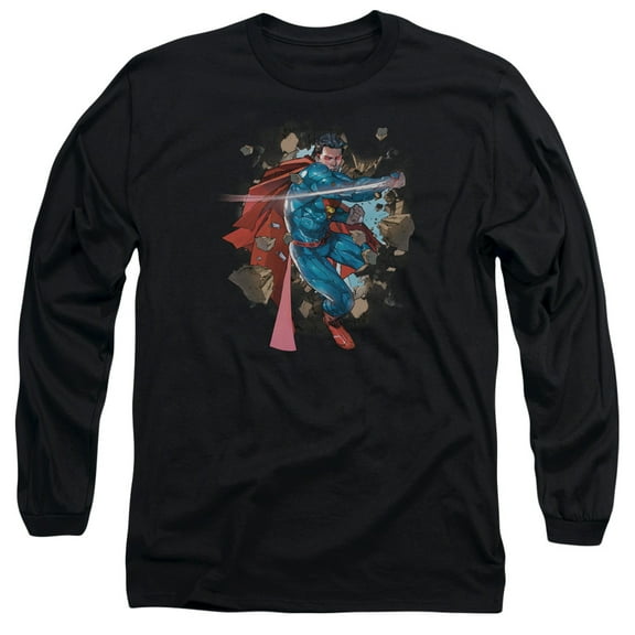 Superman - Rock Breaker - Long Sleeve Shirt - XXX-Large