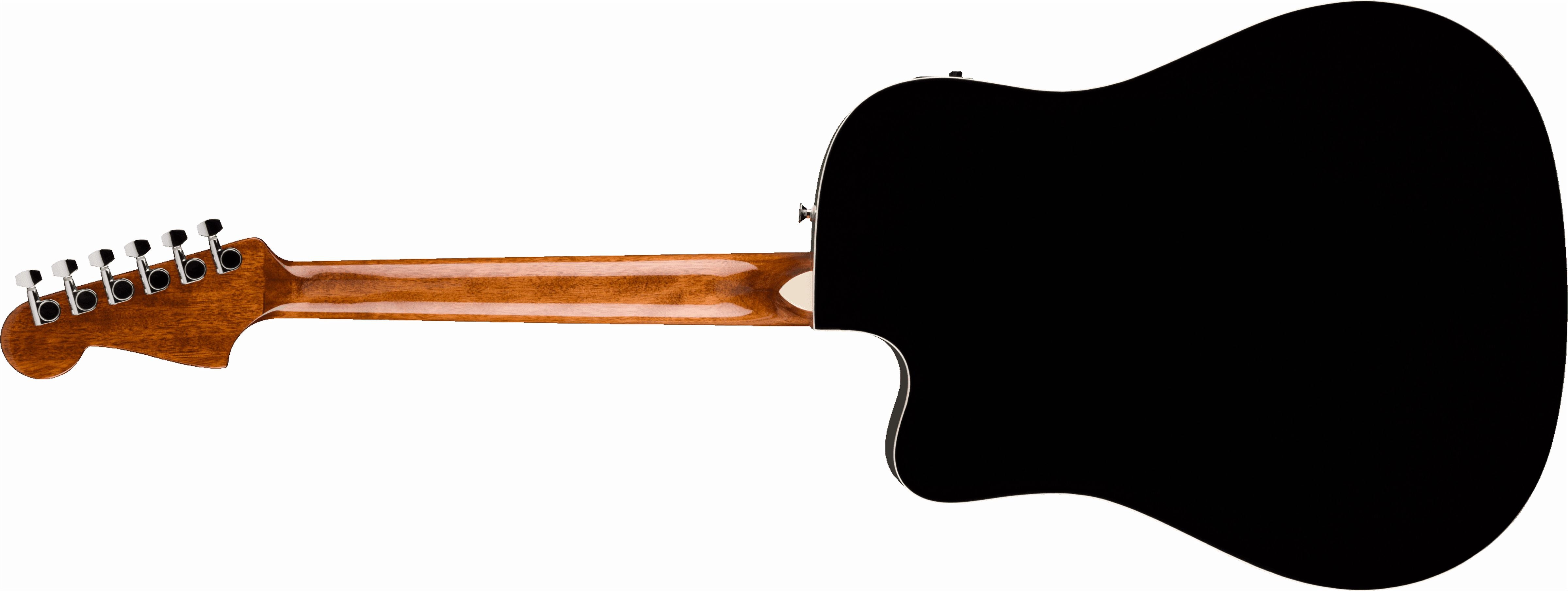 Fender California Standard Redondo CE with Spruce Top and Ivory Pickguard (Black)