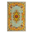 thumbnail image 3 of Unique Loom Calypso Collection Area Rug - Antigua (5' 3" x 8' Rectangle Aqua/Blue), 3 of 7