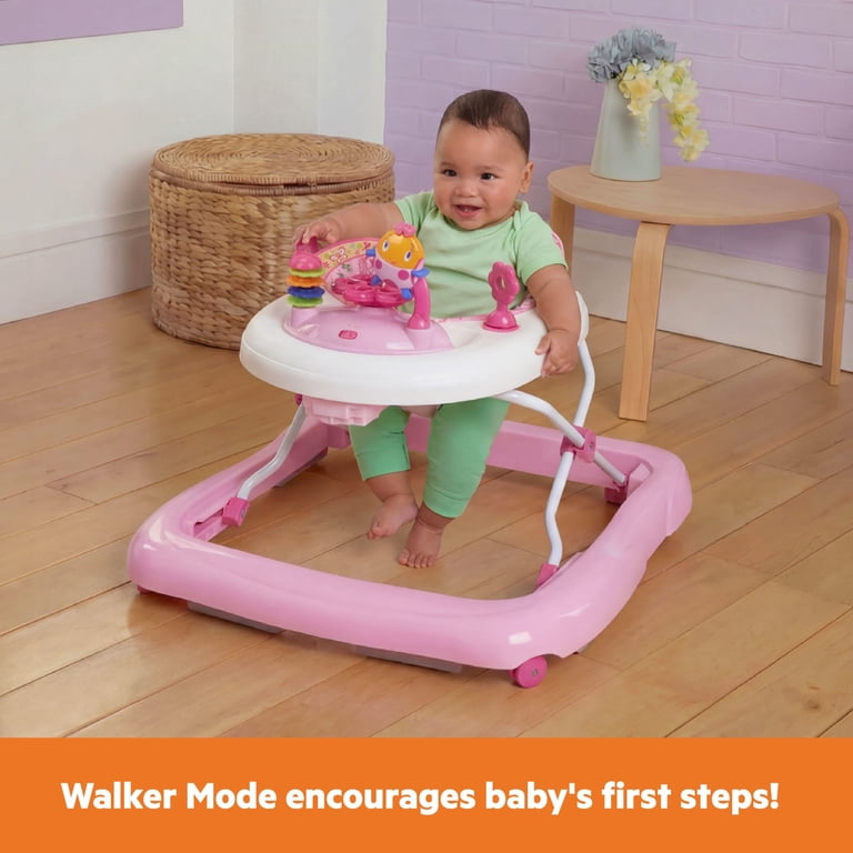 Bright Starts Adjustable Baby Walker with Activity Station