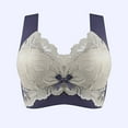 thumbnail image 2 of Clearance Sale 2025 Bra Lightly Latex Lined Cup Wirefree Unpadded Full Coverage Plus Size Bra, 2 of 7