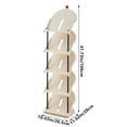 thumbnail image 3 of Shoe Rack Storage, 5-Tier Metal Shoe Storage Shelf, Free Standing Shoe Racks, Space Saving Shoe Rack Organizer for Entryway, Hallway, Bedroom, Living Room(12-16 Pair), 3 of 8