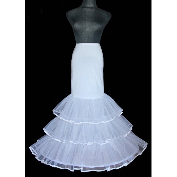 New Arrival Black Mermaid Wedding Dress Petticoat Crinoline Full Slip