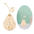 thumbnail image 4 of 2Pcs Metal Crystal Rhinestone Pear Ornament Decor, 4 of 8