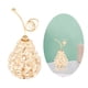 thumbnail image 4 of 2x Metal Crystal Accesorios de Escritorio Decoración de Escritorio Prórtulo Adornos Regalos de Navidad Gloria estatuilla de fruta de cristal, 4 of 7