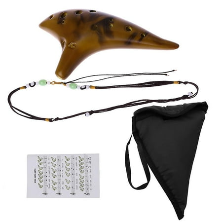 Ocarina Di Zelda 12 Fori In Ceramica - Strumento Musicale Alto C Con Custodia - Foto 12