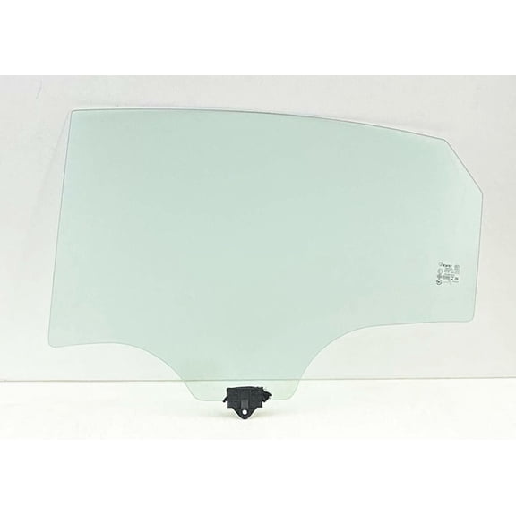Driver Left Side Rear Door Window Door Glass Compatible with Kia Forte 2019-2024 4-Door Sedan Models