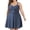 Blue, variant on High Waisted Swimsuit Swimsuits For Women Two Piece Plus Size Tankinis High Waist Training Flounce Swim Dress With Shorts