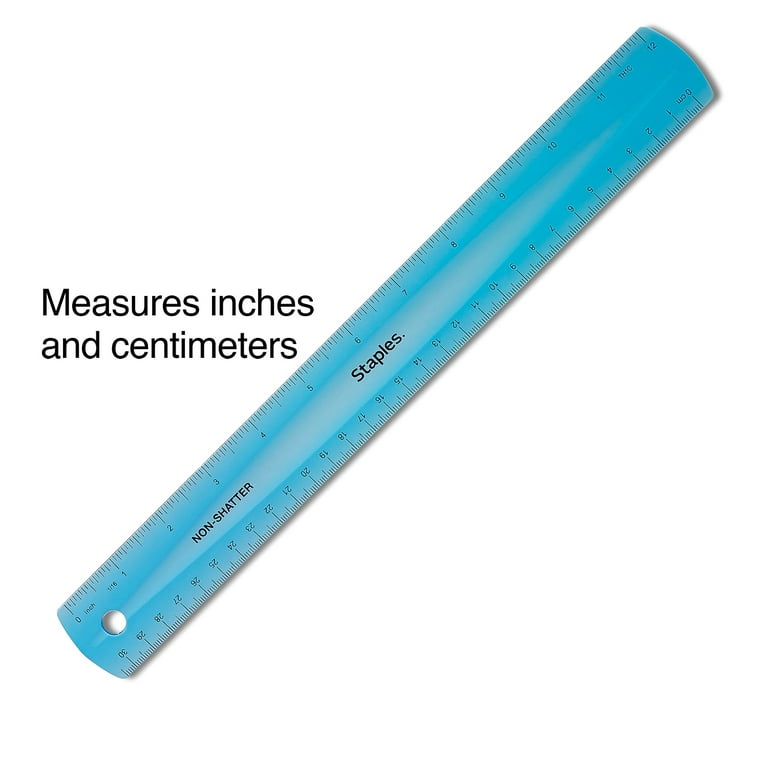 Jot 12 Inch Plastic Rulers, 3 Pack Assorted – areHandmade