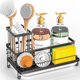 thumbnail image 1 of Organizador de fregadero de cocina, dispensador de jabón antideslizante a prueba de óxido, soporte para esponja para fregadero de cocina, organización y almacenamiento de cocina, accesorios, 1 of 6