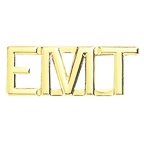 Hero's Pride EMT Die Struck Letters – Gold Finish – 3/8" – Pair