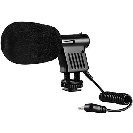 Kodak MIC-204 Mini Zoom Video Camcorder/Camera Shotgun Microphone with Bracket