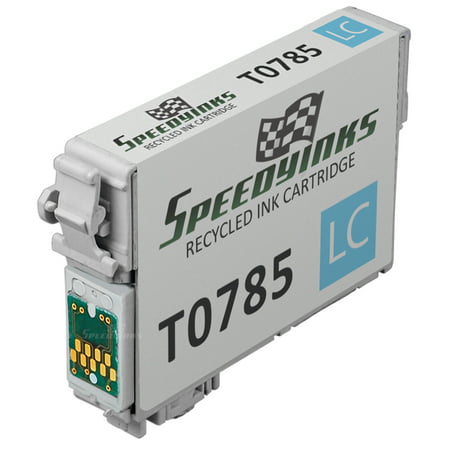 Speedy Inks Remanufactured Ink Cartridge Replacement for Epson 78 T078520 T078520 (Light Cyan) Remanufactured Light Cyan Ink for Epson 78 (T078520) for use in Epson Stylus Photo RX580  Epson Stylus Photo R260  Epson Stylus Photo R380  Epson Stylus Photo R280  Epson Stylus Photo RX595  Epson Stylus Photo RX680  Epson Artisan 50