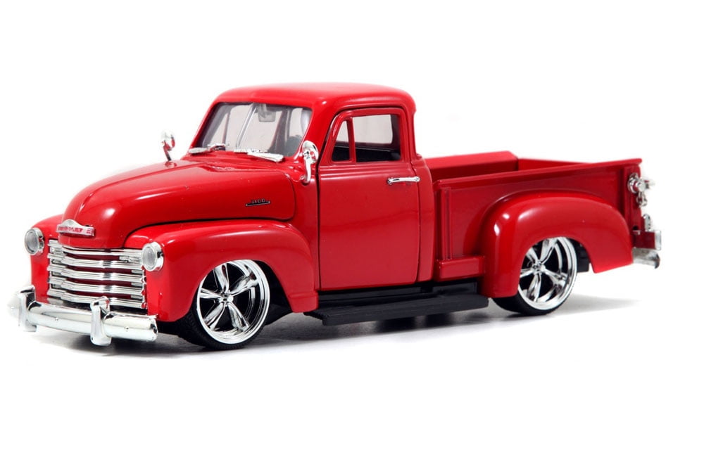 1953 Chevy Pickup Truck, Red - Jada Toys Bigtime Kustoms 50117 - 1/24 scale  Diecast Model Toy Car (Brand New, but NOT IN BOX)